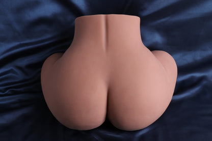 Base view of curvy lower body sex doll showing underside and structure