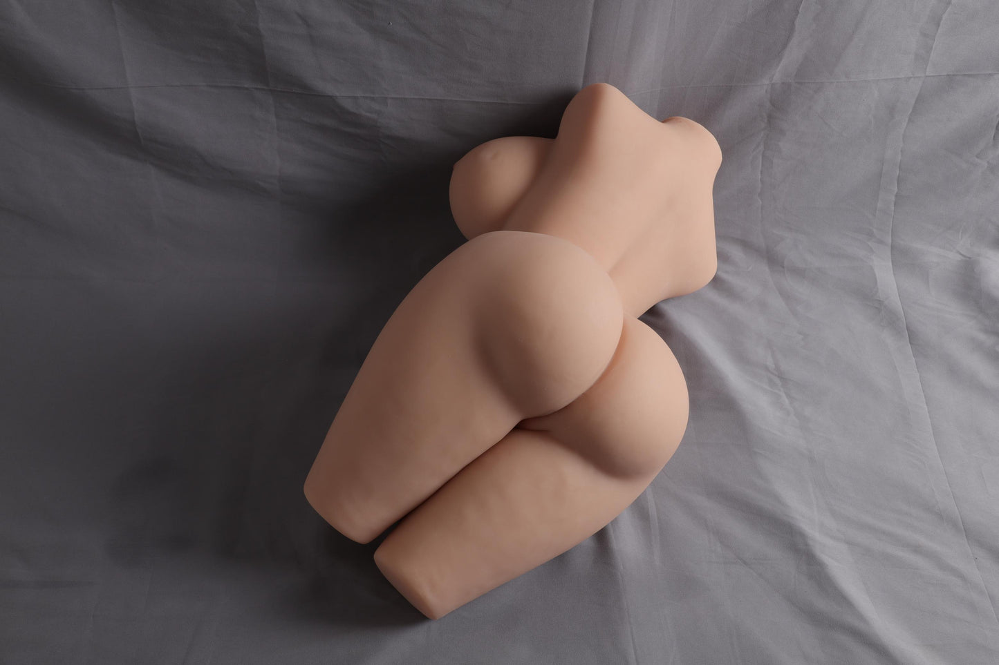 16kg curvy half body sex doll rear view from side angle