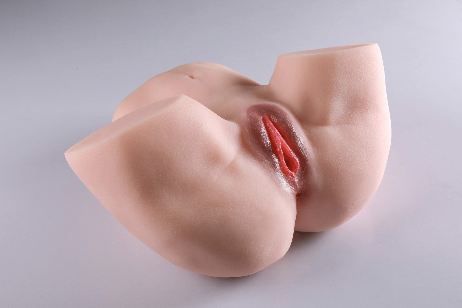 9.3kg curvy lower body sex doll angled front view on white background